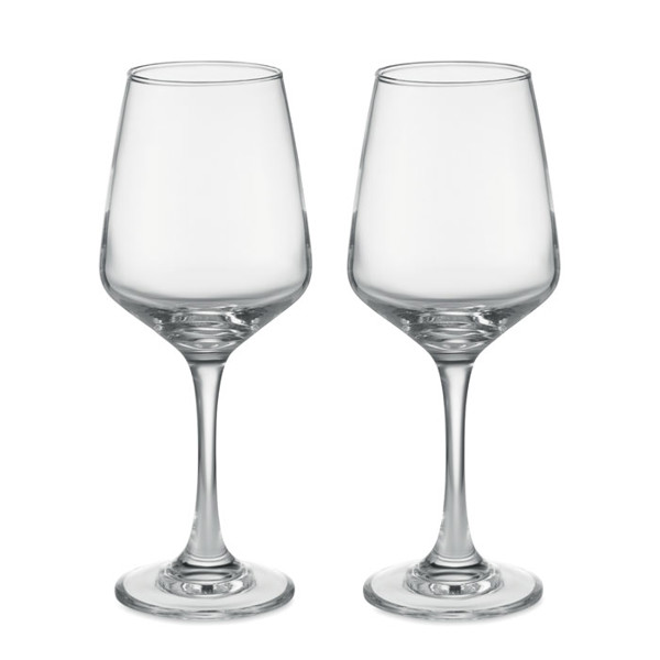 Set of 2 wine glasses Cheers