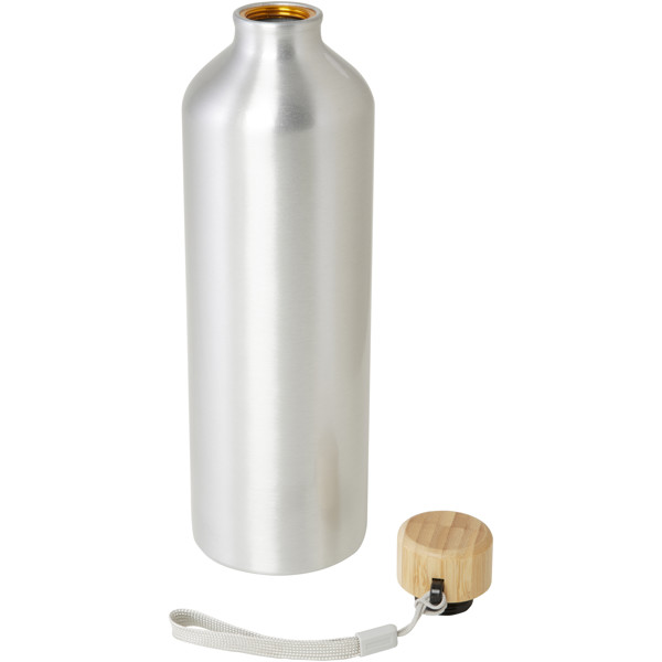 Malpeza 1000 ml RCS certified recycled aluminium water bottle