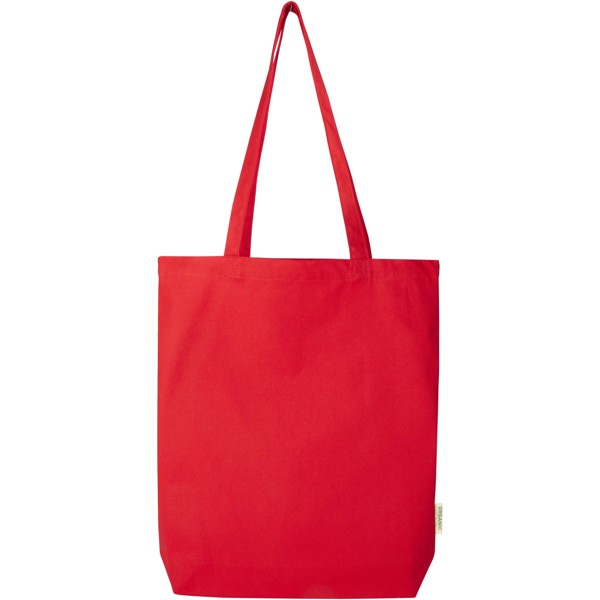 Odisha 270 g/m² OCS organic tote bag 10L - Red