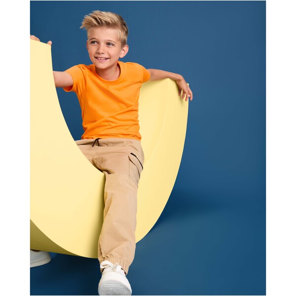 Stafford short sleeve kids t-shirt - Rossette / 3/4