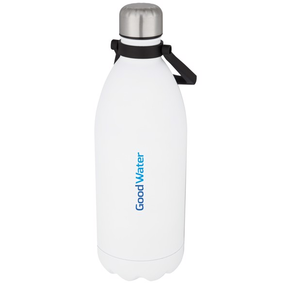 Cove 1.5 L vacuum insulated stainless steel bottle - White