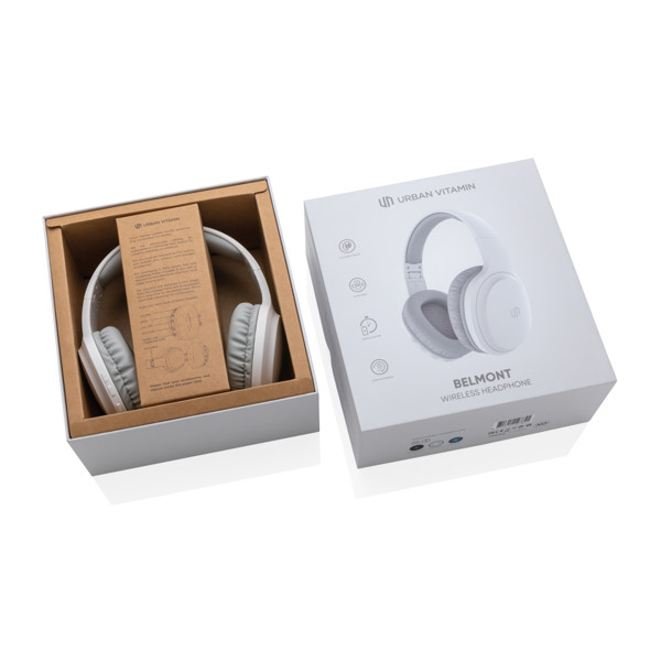 Urban Vitamin Belmont wireless headphone - White