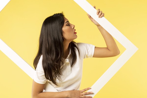 Women White Polo Shirt "keya" WPS180 - White / S