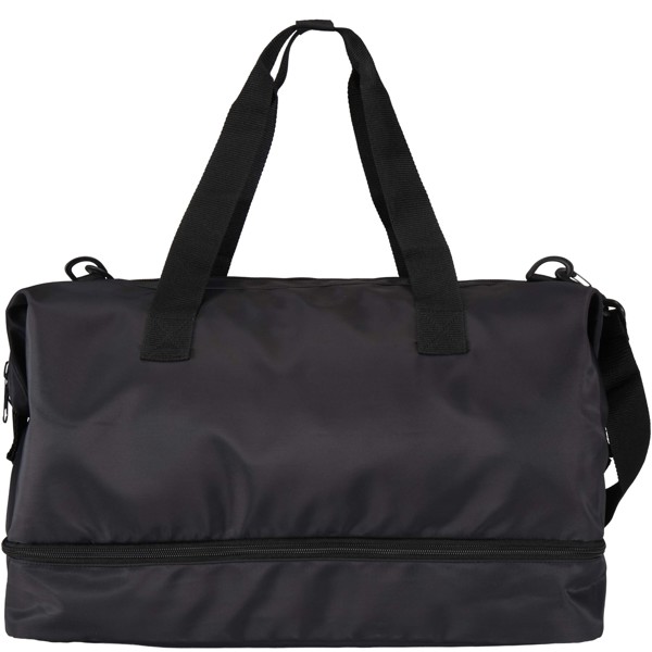 Trip Aware™ recycled travel duffel bag 42L - Black