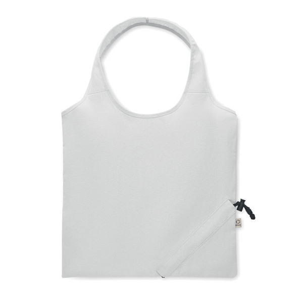 Foldable shopping bag 140 gr/m² Carrie Colour - White