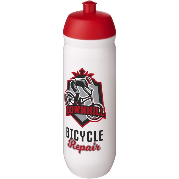 HydroFlex™ 750 ml sportovní lahev - Červená s efektem námrazy / Bílá