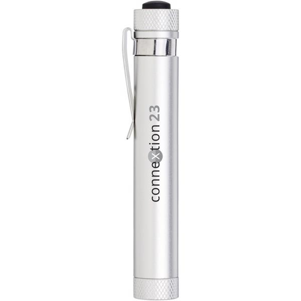 Stix pocket COB light with clip and magnet base - Silver