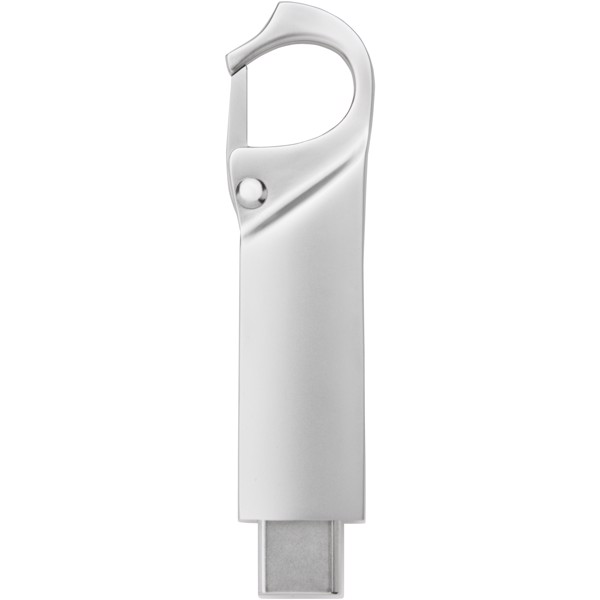 Type C carabiner USB 3.0 - Silver / 32GB