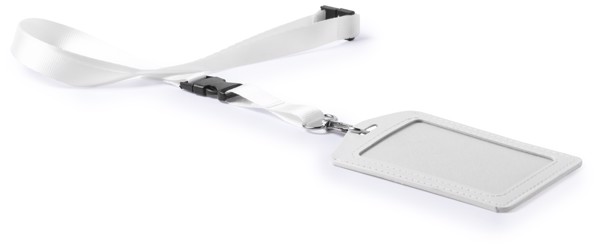 Id Badge Lanyard Zornit - White
