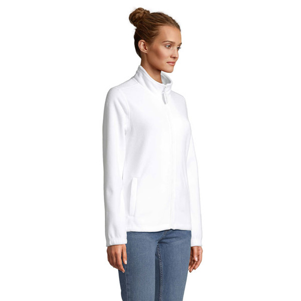 NORTH WOMEN ZIPPED FLEECE - White / L