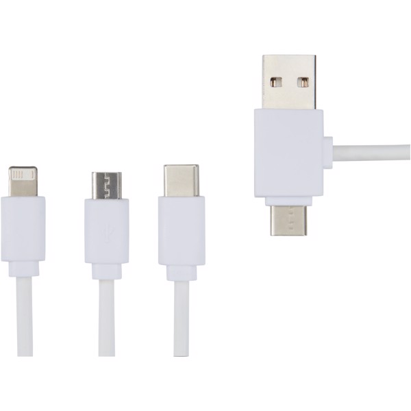 Cable de carga 5 en 1 con aditivo antibacteriano "Pure"