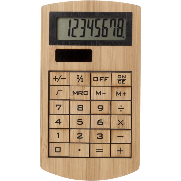 Eugene calculator made of bamboo