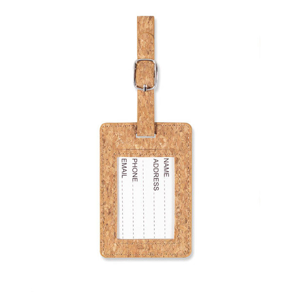 Cork luggage tag Coco