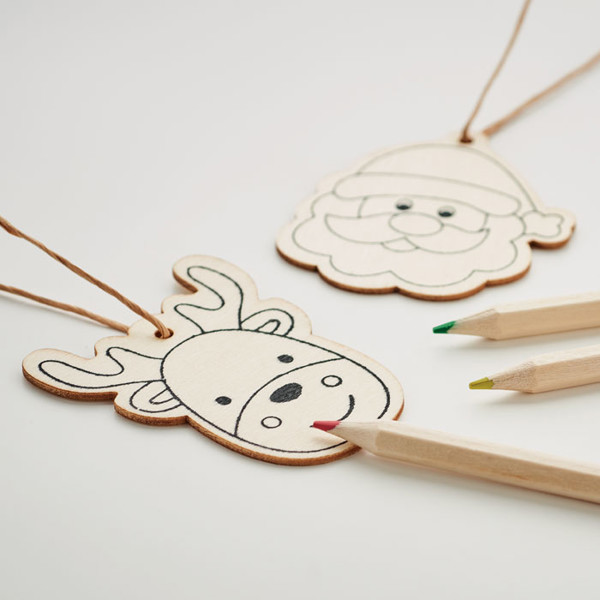 Drawing wooden ornaments set Funcool