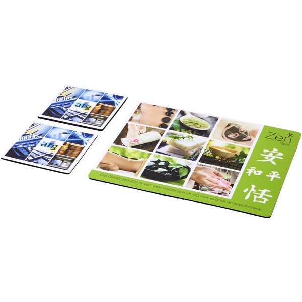 Q-Mat® mouse mat and coaster set combo 3