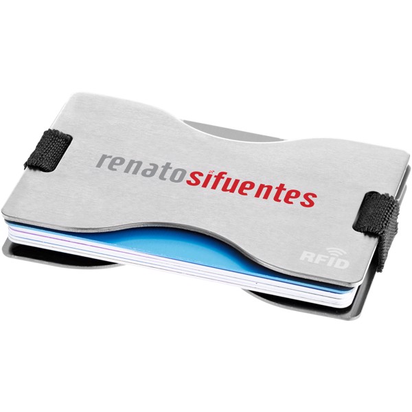 Adventurer RFID pouzdro na karty - Stříbrný