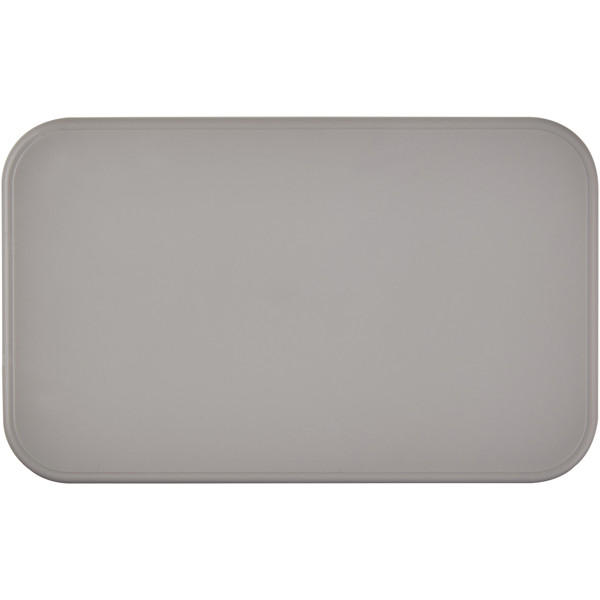 MIYO Renew 700 ml single layer lunch box - Pebble Grey / White