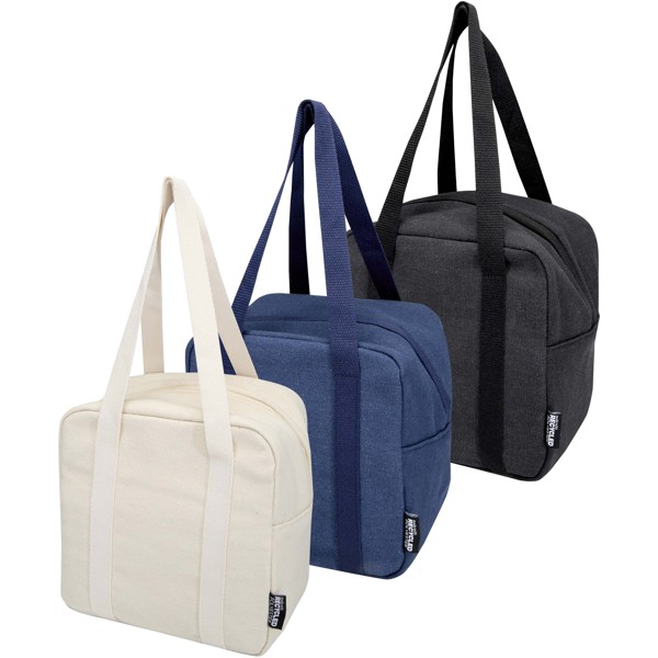 Recanvas GRS recycled lunch cooler bag 5L - Black