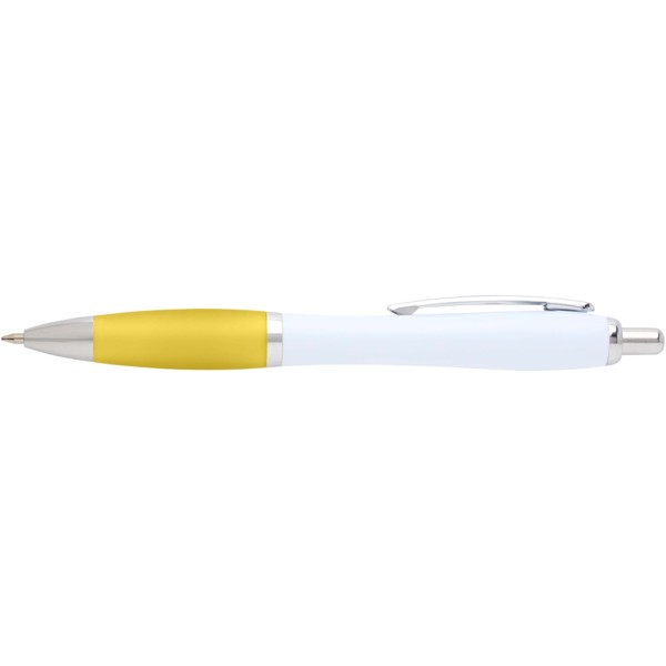 Nash recycled plastic ballpoint pen (black ink) - Yellow