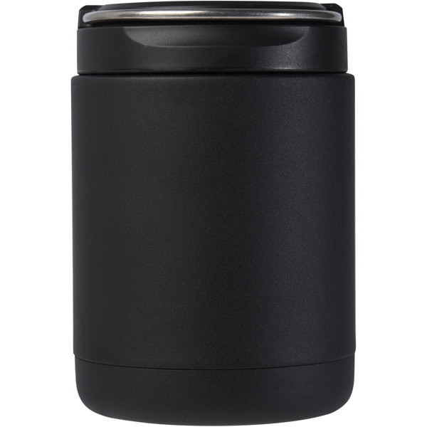Doveron 500 ml recycled stainless steel insulated lunch pot - Black