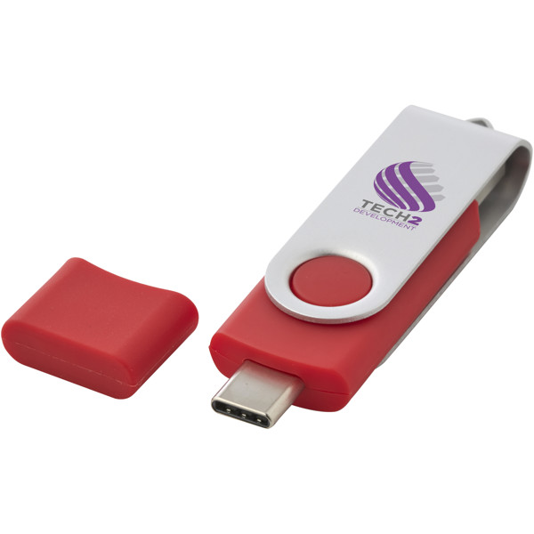 OTG rotate USB Type-C - Red / 2GB