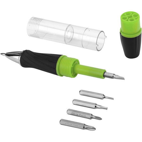 King 7-function screwdriver with LED light pen
