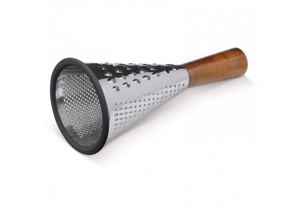 Grater with wooden handle
