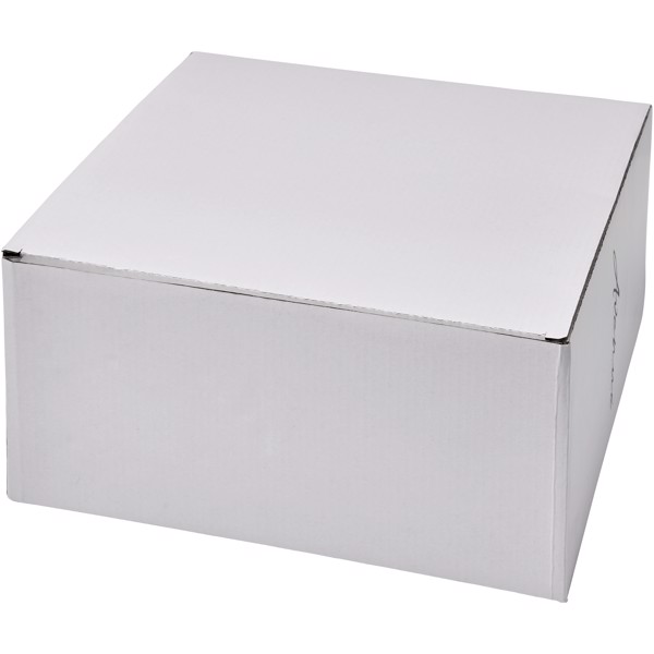 Lucha wheat straw salad bowl with servers - Grey