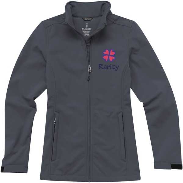 Maxson women's softshell jacket - Storm grey / XL