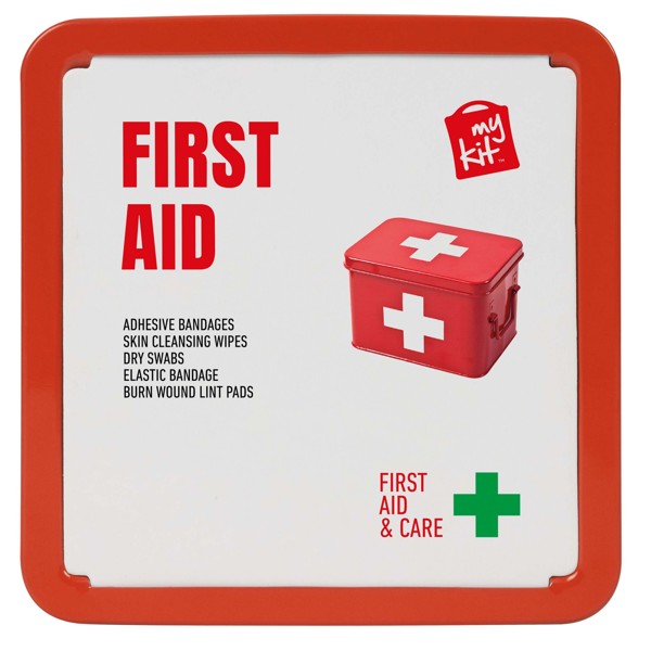 MyKit First Aid tin kit - Red