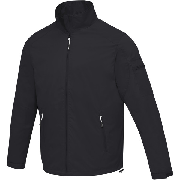 Palo men's lightweight jacket - Solid Black / 2XL