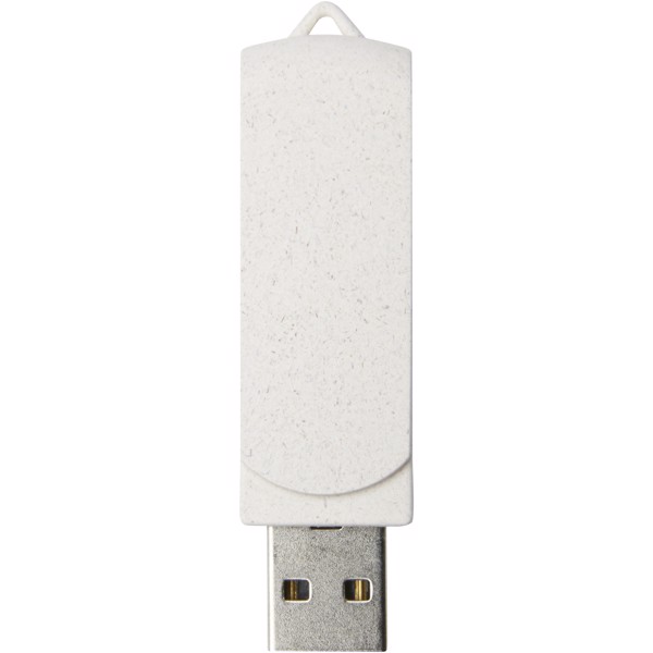 Rotate 8GB wheat straw USB flash drive