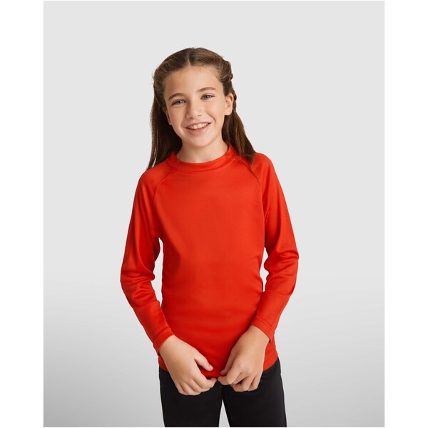 Montecarlo long sleeve kids sports t-shirt - Red / 4