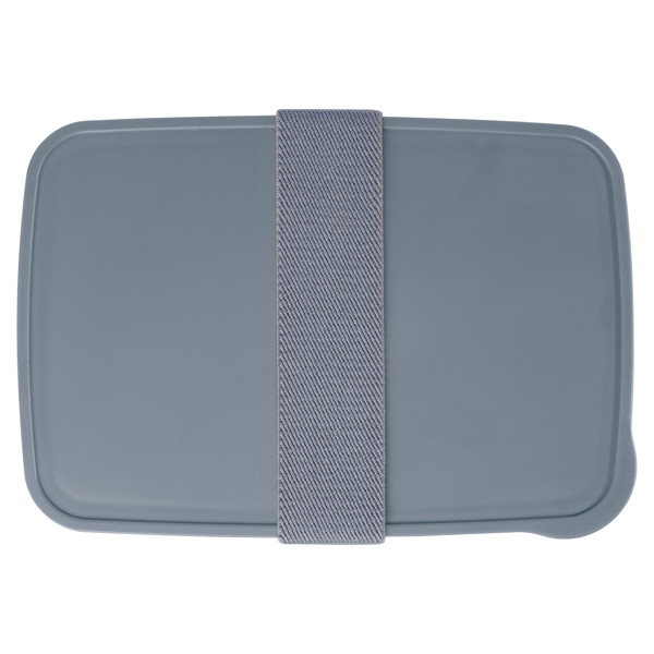 Dovi 800 ml recycled plastic lunch box - Slate Grey