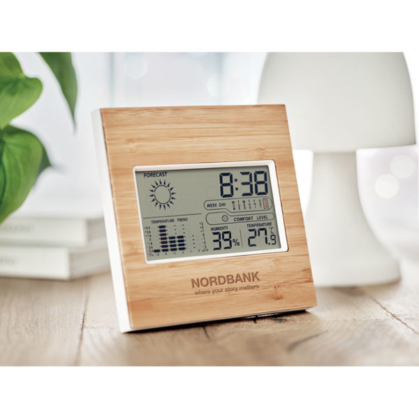 Weather station bamboo front Turku