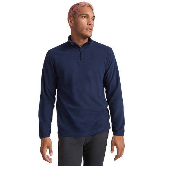 Himalaya men's quarter zip fleece jacket - Red / L