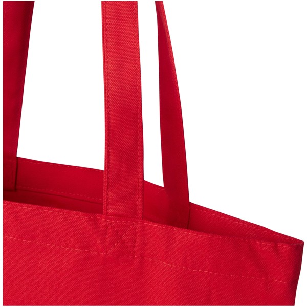 Odisha 180 g/m² OCS organic wide bottom tote bag 11L - Red