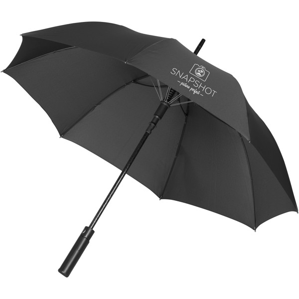 Riverside 23" auto open windproof umbrella - Solid black