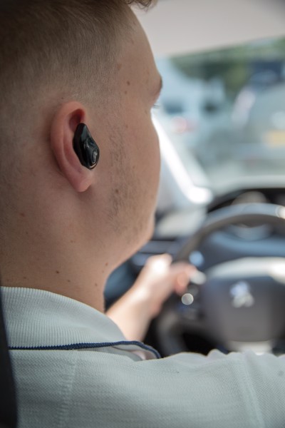 Wireless business earbud