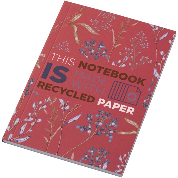 Novella Austen A6 recycled soft cover notebook - 50 sheets - Red