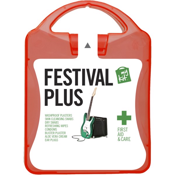 Festivalová lékarnička - Červená s efektem námrazy