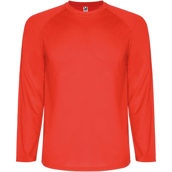 Montecarlo long sleeve men's sports t-shirt - Red / L