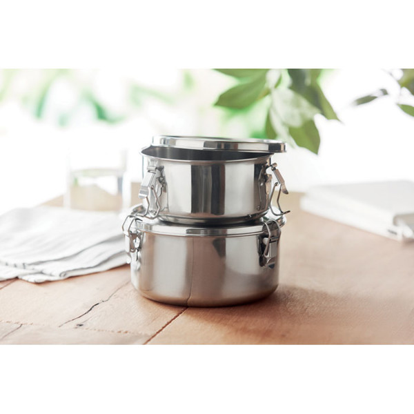 Set of 2 stainless steel boxes Elles