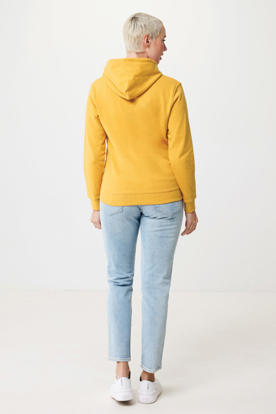 IQONIQ Jasper recycled cotton hoodie - Ochre Yellow / XS