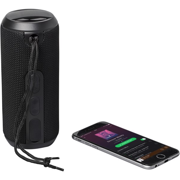 Rugged fabric waterproof Bluetooth® speaker