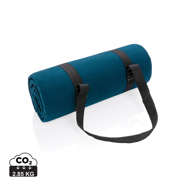 Pikniková deka Impact z RPET AWARE™ - Námořní Modř