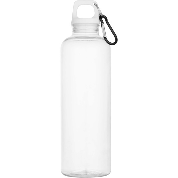 Oregon 750 ml RCS recycled plastic water bottle with carabiner - White