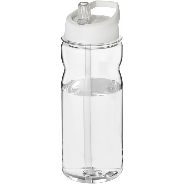 H2O Active® Base Tritan™ Bidón deportivo con tapa con boquilla de 650 ml - Transparente / Blanco