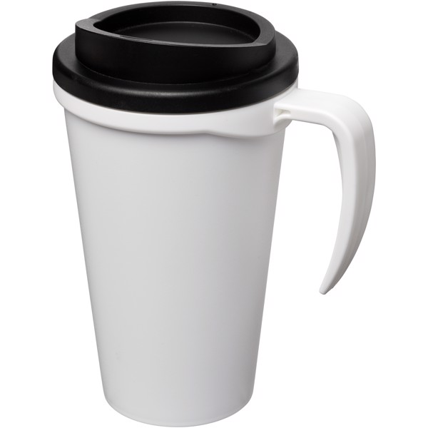 Americano® Grande 350 ml insulated mug - White / Black