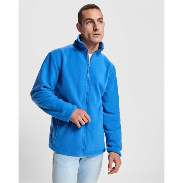 Artic men's full zip fleece jacket - Lead / 3XL